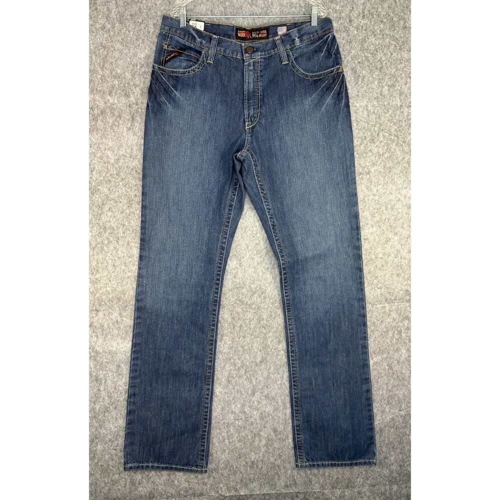 Ariat FR M4 Work Boot Cut Denim Jeans 36X38  Flame Resistant Cat 2
